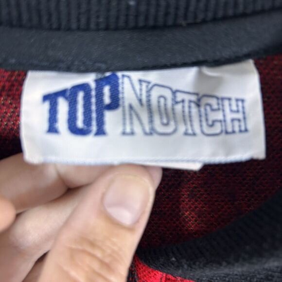 Floral Red and Black Women's Sweater - Picture 7 of 11